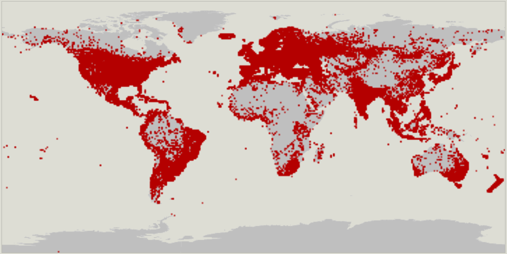 Distribution of addr:postcode